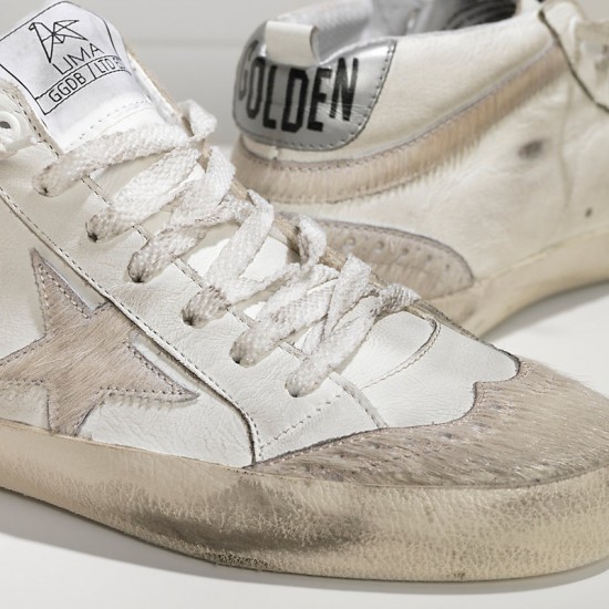 Men/Women Golden Goose sneakers mid star limited edition leather and star
